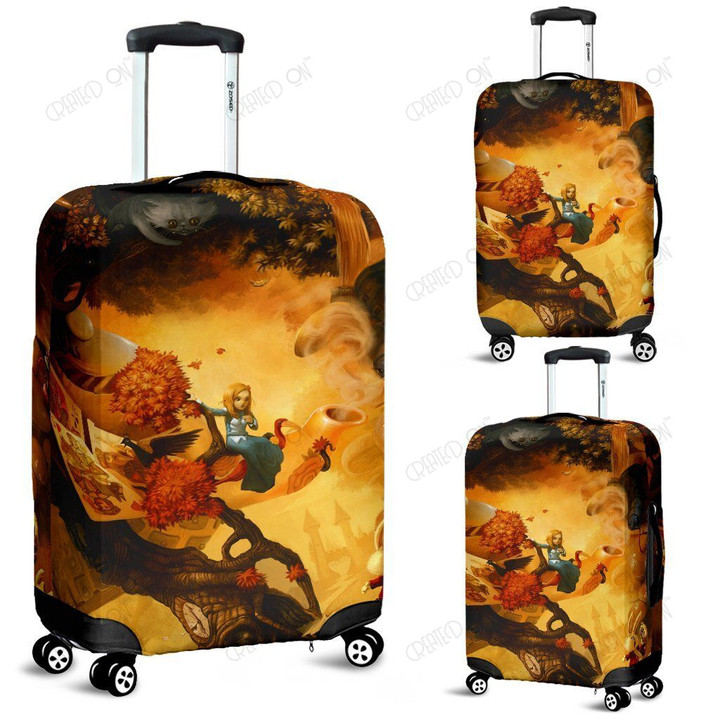 Alice in Wonderland Luggage Cover 3