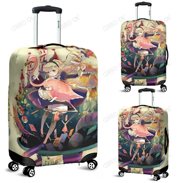 Alice in Wonderland Luggage Cover 6