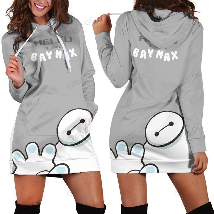 Baymax Disney Hoodie Dress 1