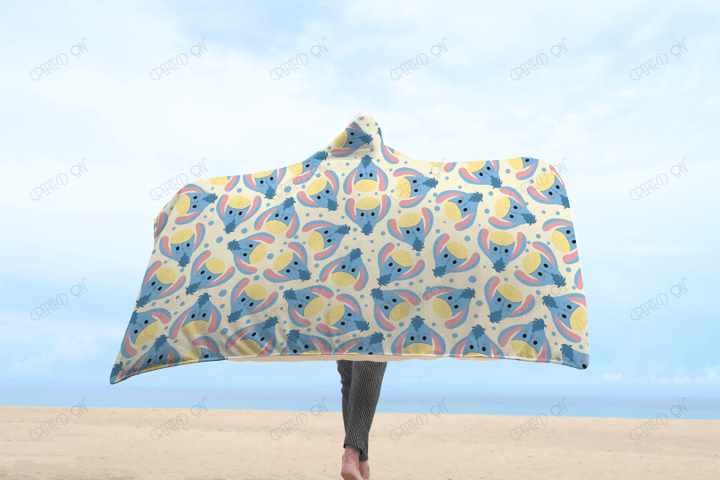 Eeyore - Winnie The Pooh Hooded Blanket 4