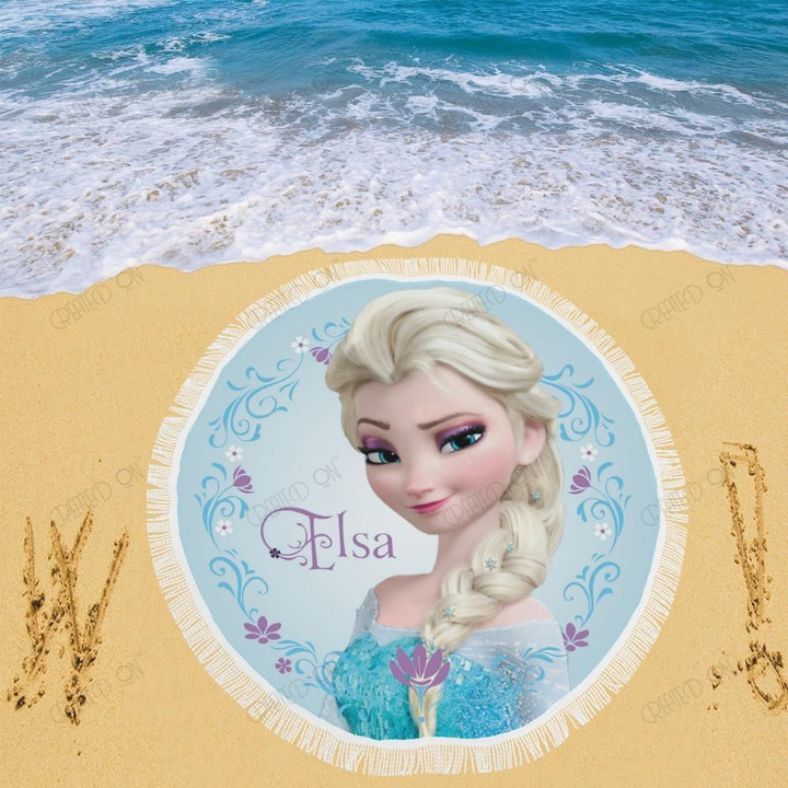 Elsa Disney Beach Blanket 1