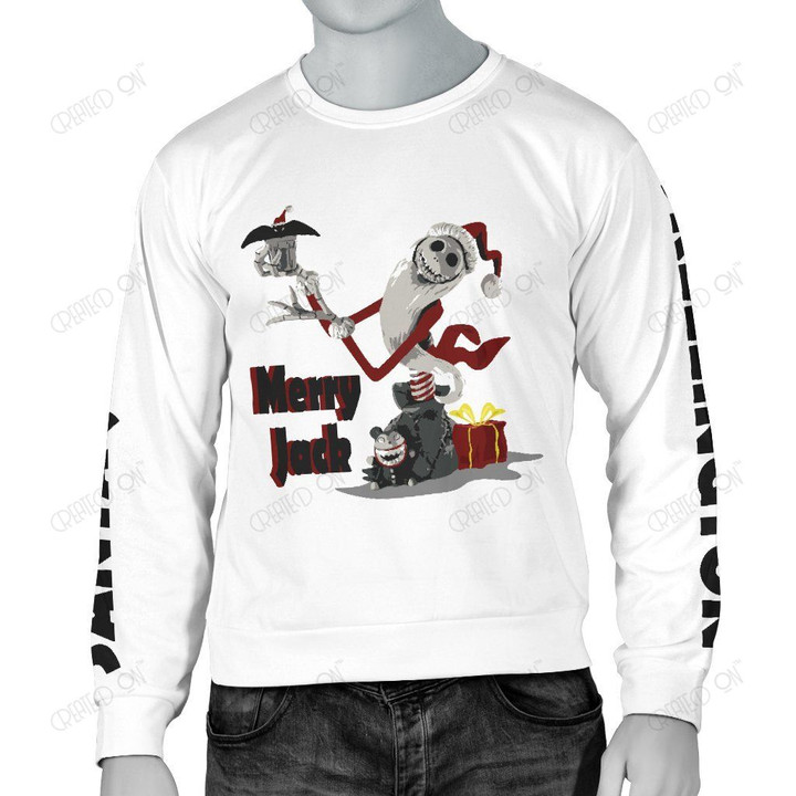 Jack Skellington Christmas Men Sweater 1