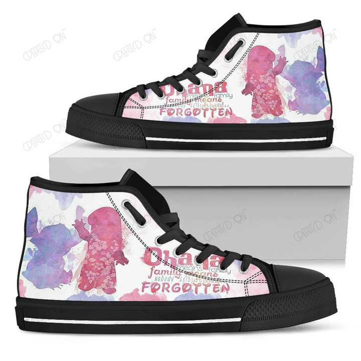Lilo & Stitch Disney High Top Canvas Shoes 5
