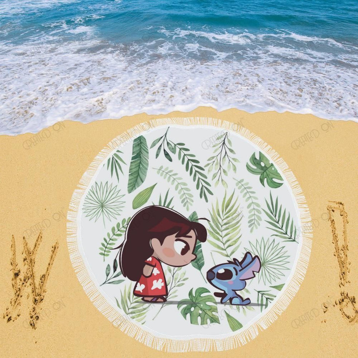Little Lilo & Stitch Disney Beach Blanket
