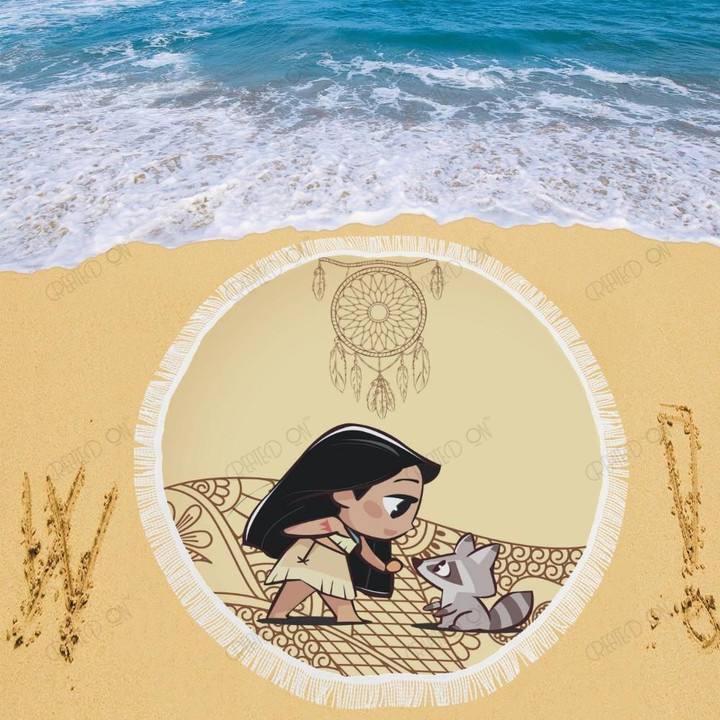 Little Pocahontas Disney Beach Blanket 1