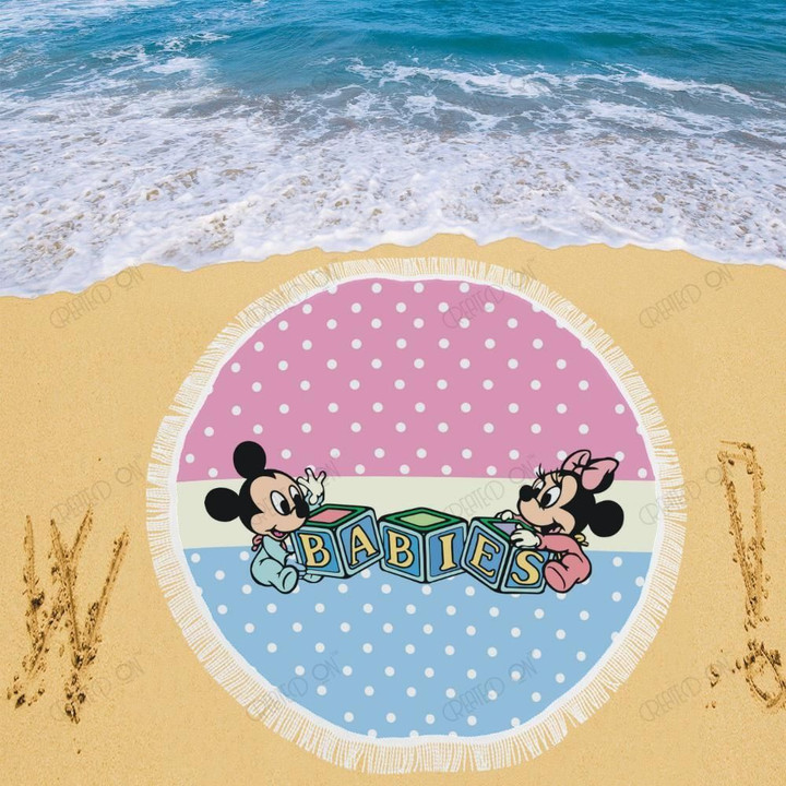 Mickey & Minnie Babies Beach Blanket 14