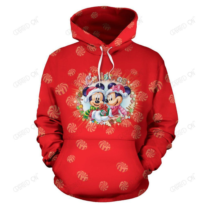 Mickey and Minnie Christmas Hoodie 11