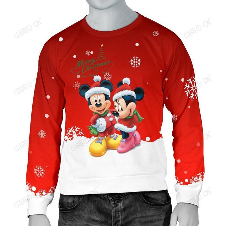 Mickey and Minnie Christmas Men Sweater 13
