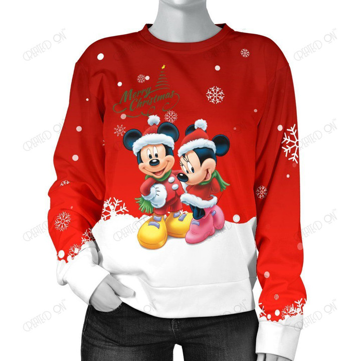 Mickey and Minnie Christmas Women Sweater 13