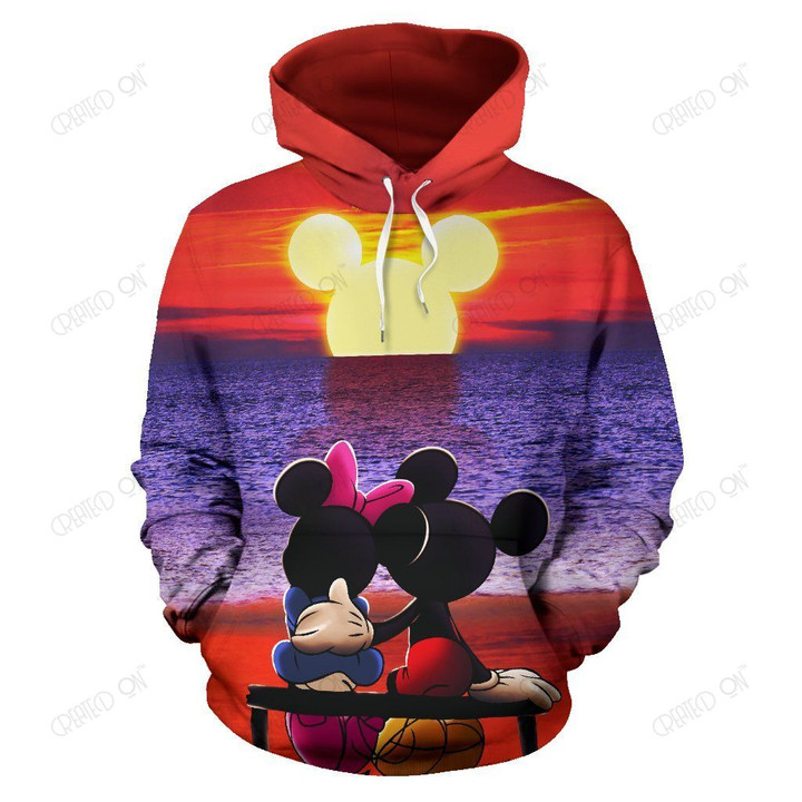 Mickey and Minnie Sunset Hoodie