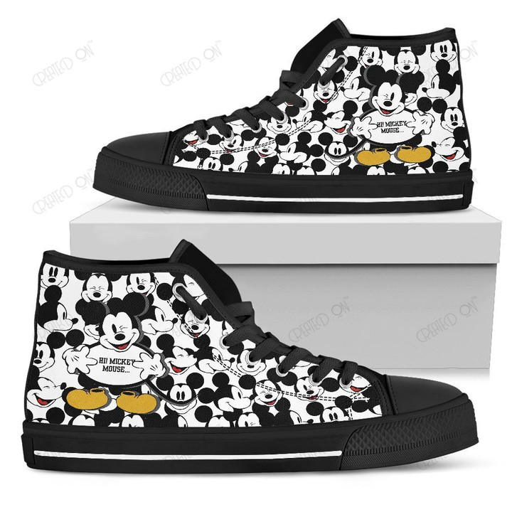 Mickey Disney High Top Canvas Shoes 2