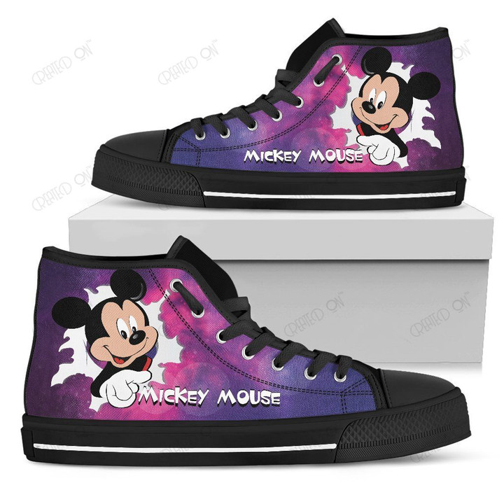 Mickey Disney High Top Canvas Shoes 3