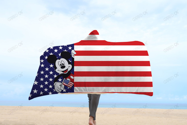 Mickey Disney Hooded Blanket 7