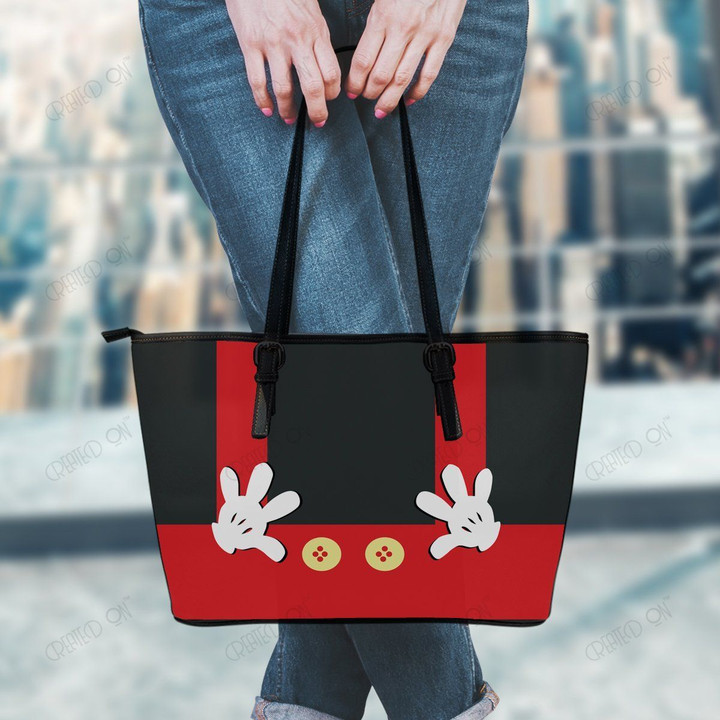Mickey Disney Small Leather Tote Bag 2
