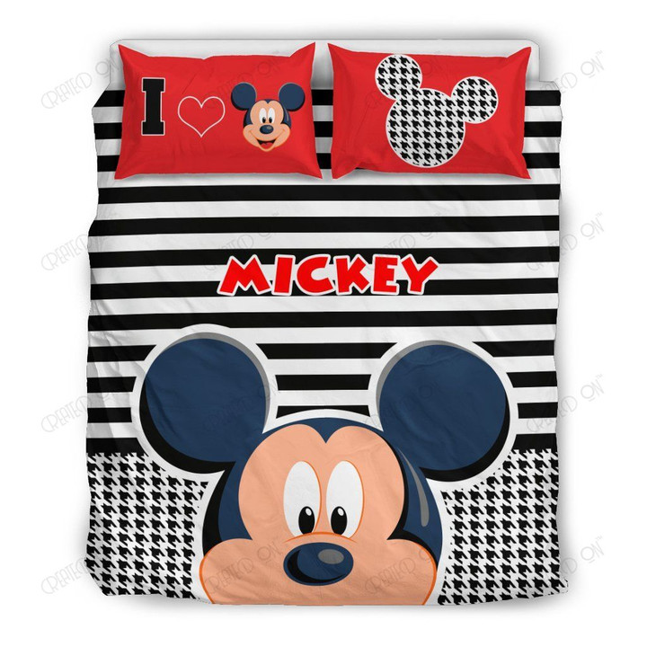 Mickey head Bedding Set