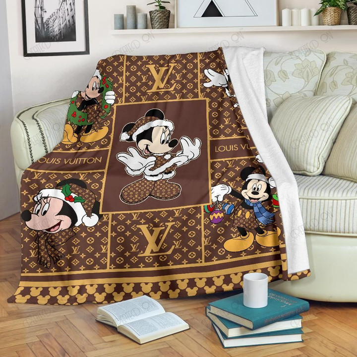 Mickey Louis Vuitton Blanket
