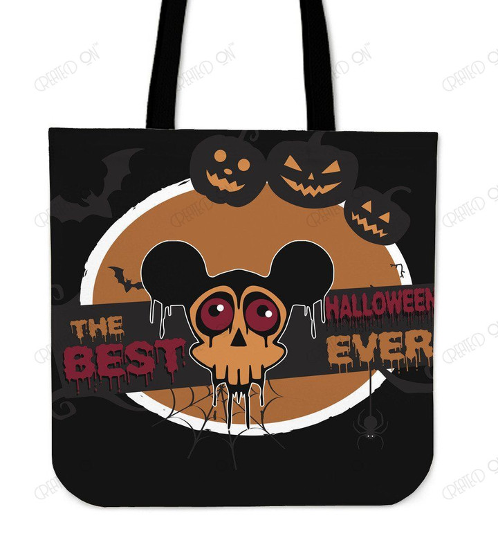 Mickey Skull Halloween Tote Bag
