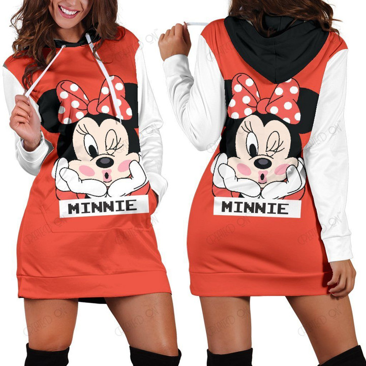 Minnie Disney Hoodie Dress 13