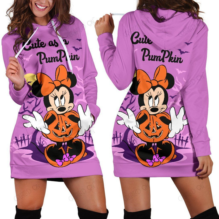 Minnie Halloween Hoodie Dress 2