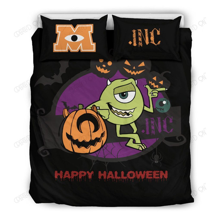 Monster Inc Happy Halloween Bedding Set