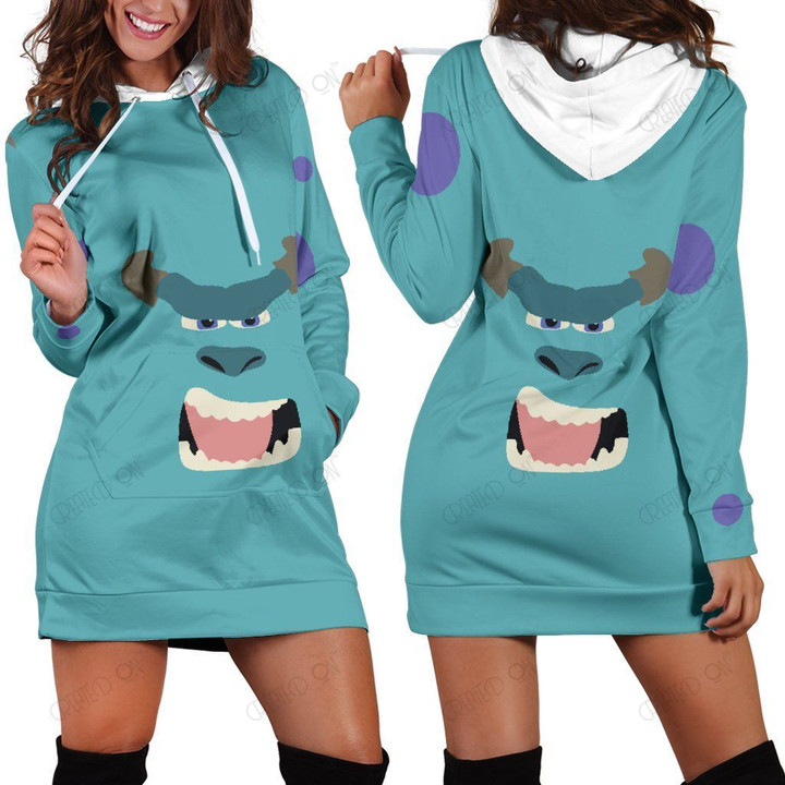 Monsters Inc Disney Hoodie Dress 3