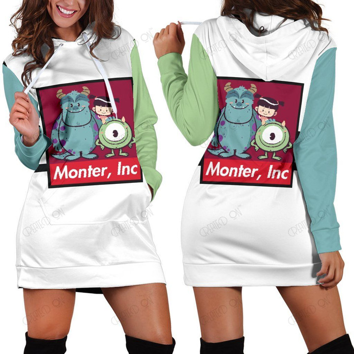 Monsters Inc Hooodie Dress 1