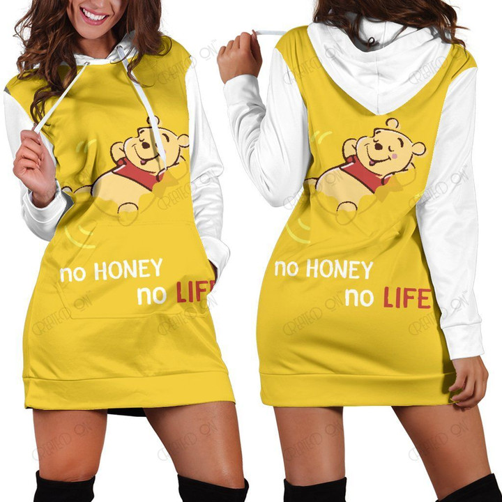 Pooh - Winnie The Pooh Disney Hoodie Dress 6