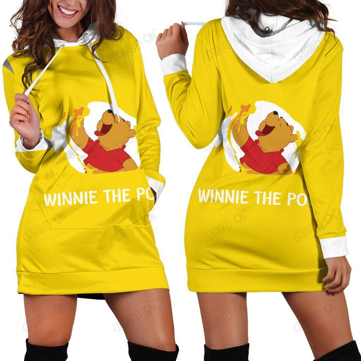 Pooh - Winnie The Pooh Disney Hoodie Dress 9