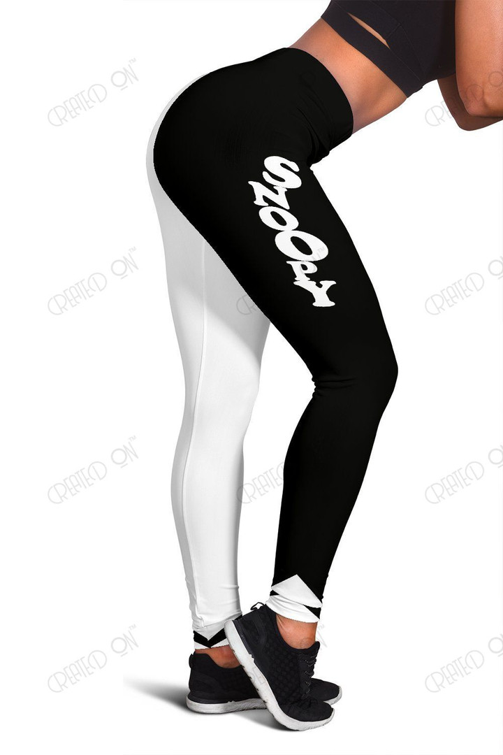 Snoopy Black and White Leggings