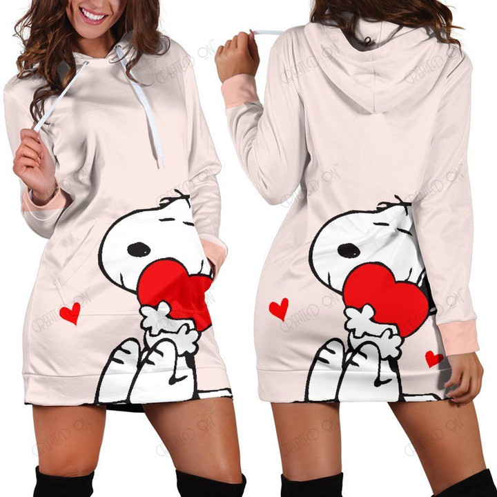 Snoopy Hoodie Dress 4