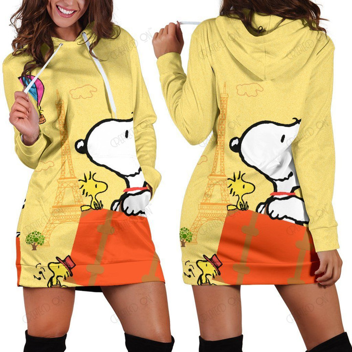 Snoopy Hoodie Dress 6