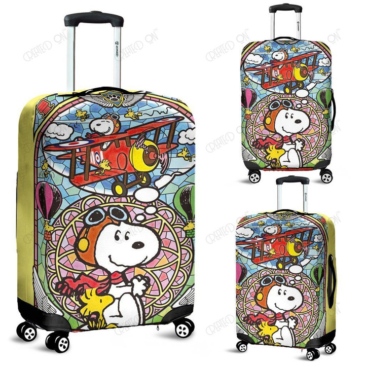 Snoopy Luggage Cover 3