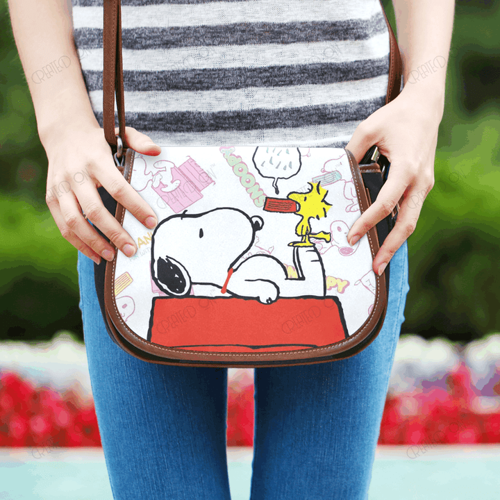 Snoopy Saddle Bag 7