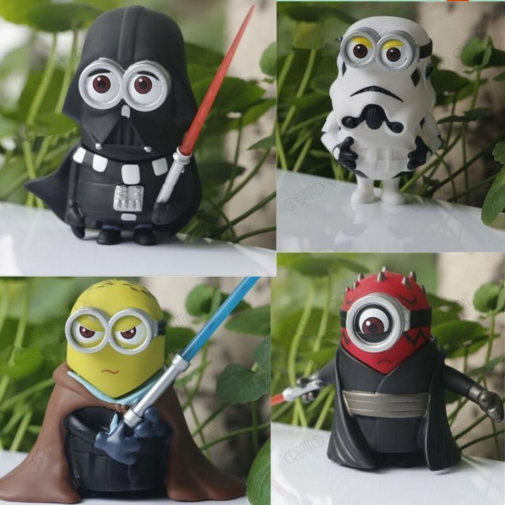 Star Wars Minions Mini Figurines - 4 Pieces