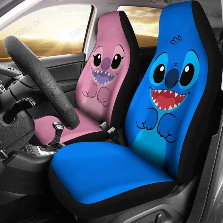 Stitch & Angel Disney Car Seat Covers 8