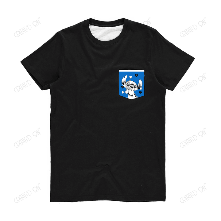 Stitch 2 ﻿Classic Sublimation Pocket T-Shirt