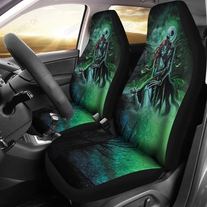 Nightmare Before Christmas Car Seat Covers Jack & Sally 2