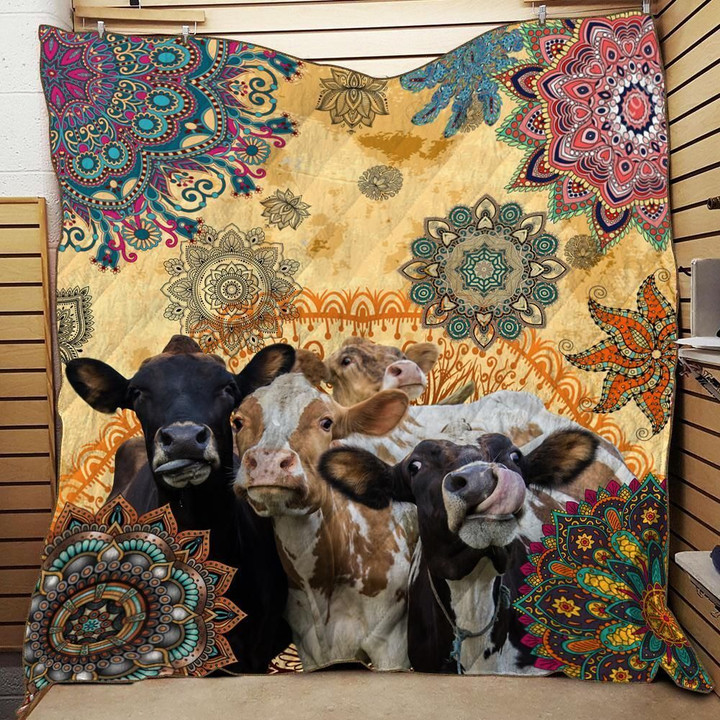 LOVELY COWS QUILT BLANKET2