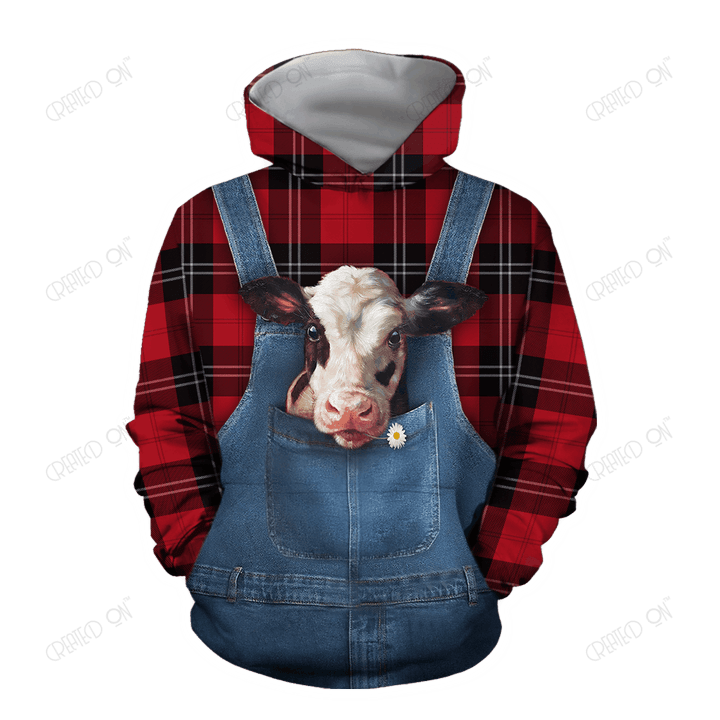 Baby Dairy Cow Hoodie T-Shirt Sweatshirt for Men and Women Pi130202