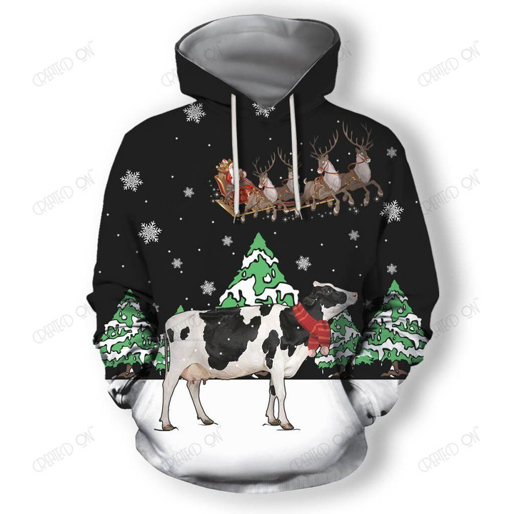 Dairy Cow For Christmas Clothes