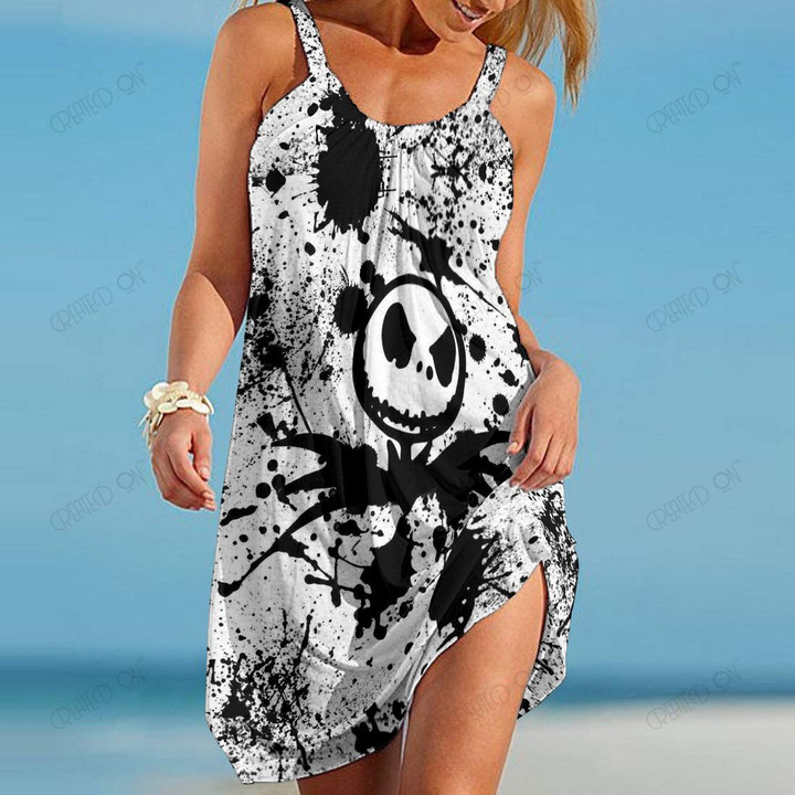 Jack Skellington Beach Dress Fashion 01
