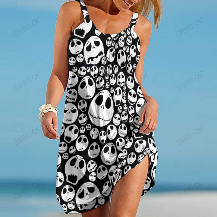 Jack Skellington Beach Dress Fashion 03