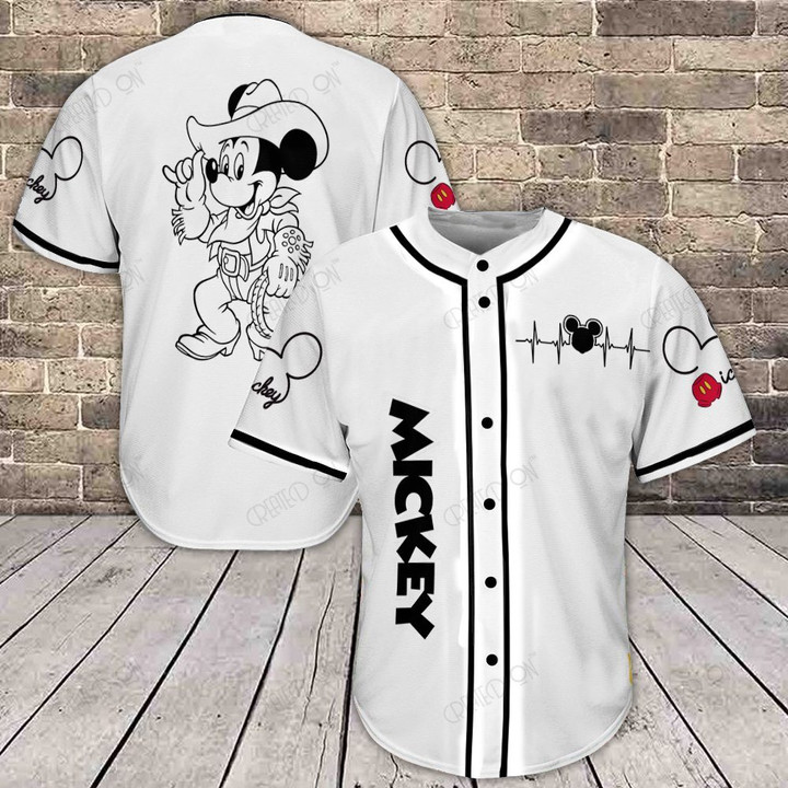 Mickey Baseball Jersey Limited 19