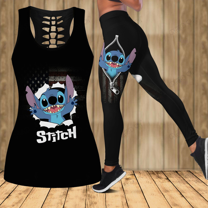 Stitch Legging and Hollow Tank Top 39