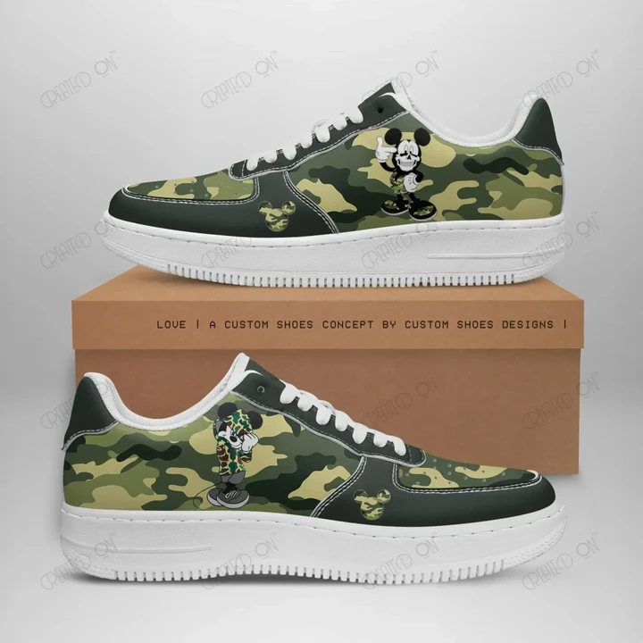MK Custom Shoes Camouflage Men Air Force 1