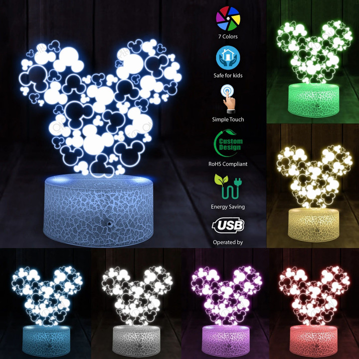Mickey 3D led light