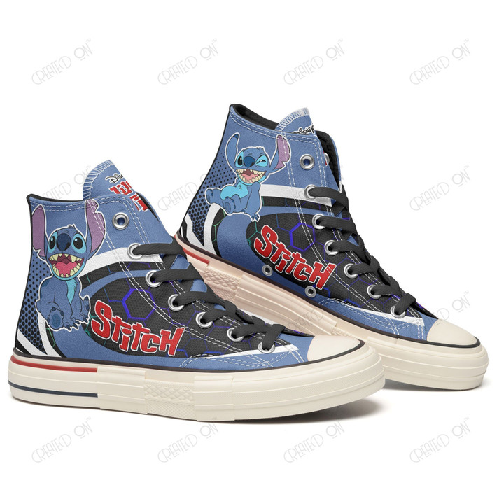 Stitch New High Canvas Shoes 05