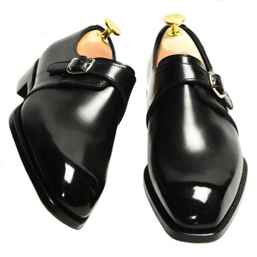 Black Single Monkstrap