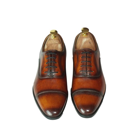 Patina Medium Brown Captoe Oxford