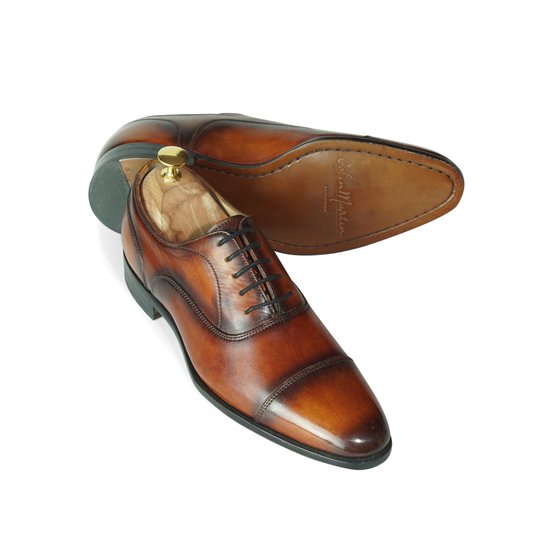 Patina Medium Brown Captoe Oxford